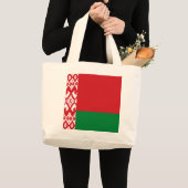 Grand Tote Bag Drapeau de Biélorussie (Devant (produit))