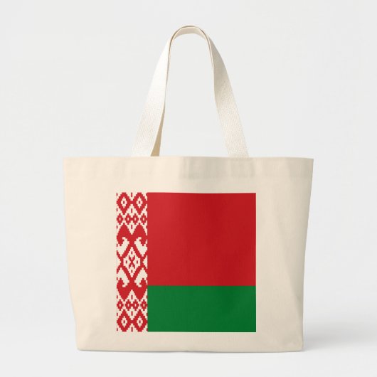 Grand Tote Bag Drapeau de Biélorussie (Devant)