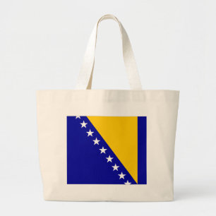 Grand Tote Bag Drapeau de Bosnie-Herzégovine