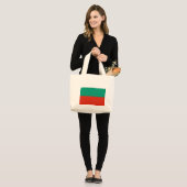 Grand Tote Bag Drapeau de Bulgarie (Devant (modèle))