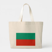Grand Tote Bag Drapeau de Bulgarie (Dos)