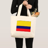 Grand Tote Bag Drapeau de Colombie (Devant (produit))