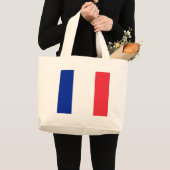 Grand Tote Bag Drapeau de France (Devant (produit))