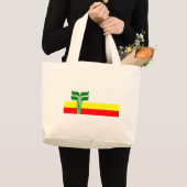 Grand Tote Bag Drapeau de Franco Manitobans (Devant (produit))