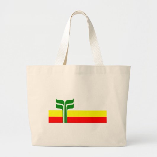 Grand Tote Bag Drapeau de Franco Manitobans (Devant)