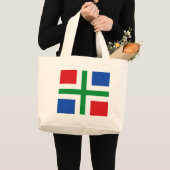 Grand Tote Bag Drapeau de Groningen (province) (Devant (produit))