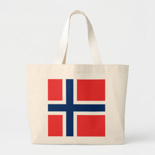 Grand Tote Bag Drapeau de la Norvège