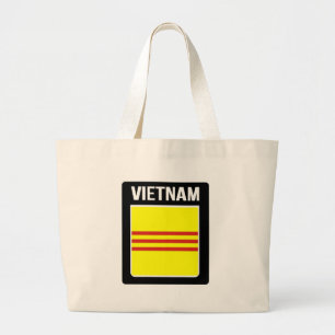 Grand Tote Bag Drapeau de la République du đỏ de sọc de Ba de