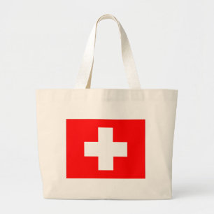Grand Tote Bag Drapeau de la Suisse