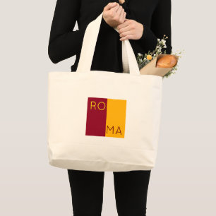 Grand Tote Bag Drapeau de la ville de Rome, Italie