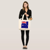 Grand Tote Bag Drapeau de l'Australie (Devant (modèle))
