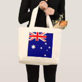 Grand Tote Bag Drapeau de l'Australie (Devant (produit))