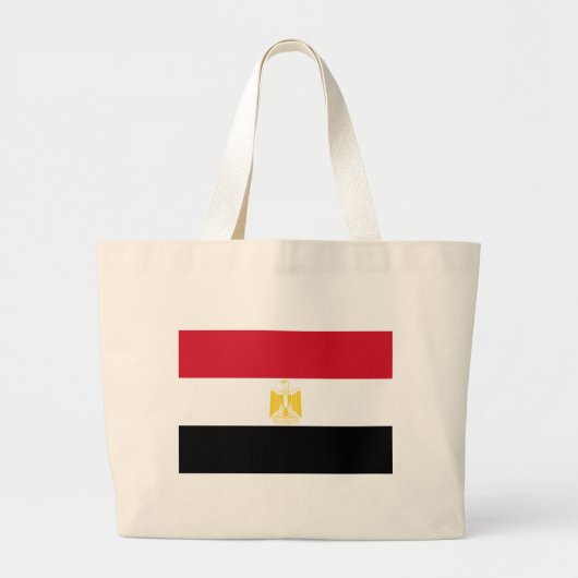 Grand Tote Bag Drapeau de l'Égypte (Devant)