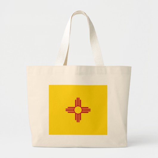 Grand Tote Bag Drapeau de l'État du Nouveau-Mexique (Devant)