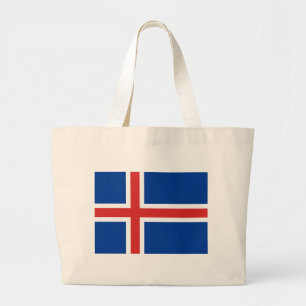 Grand Tote Bag Drapeau de l'Islande