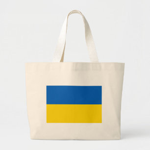 Grand Tote Bag Drapeau de l'Ukraine