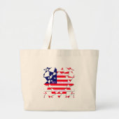 Grand Tote Bag Drapeau des États-Unis d'Amérique (Devant)