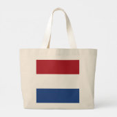 Grand Tote Bag Drapeau des Pays-Bas (Dos)