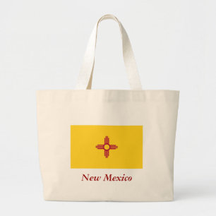 Grand Tote Bag Drapeau d'état du Nouveau Mexique