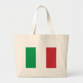 Grand Tote Bag Drapeau d'Italie (Devant)