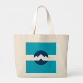 Grand Tote Bag Drapeau d'Ogden, Utah (Dos)