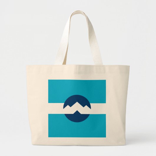 Grand Tote Bag Drapeau d'Ogden, Utah (Devant)