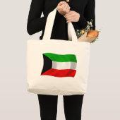 Grand Tote Bag Drapeau du Koweït (Devant (produit))