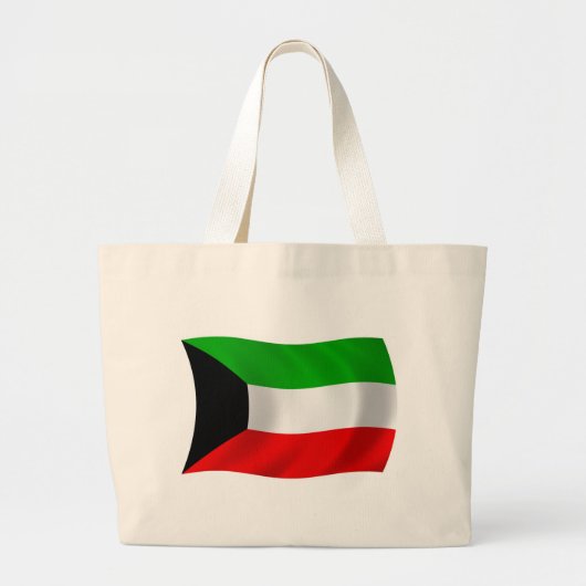 Grand Tote Bag Drapeau du Koweït (Devant)