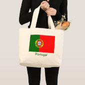 Grand Tote Bag Drapeau du Portugal (Devant (produit))