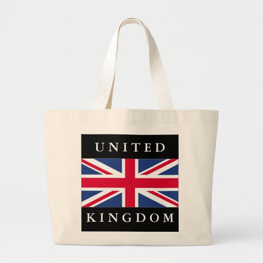 Grand Tote Bag Drapeau du Royaume-Uni (Devant)