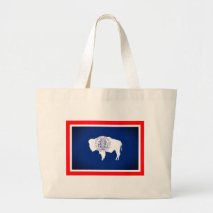 Grand Tote Bag Drapeau du Wyoming