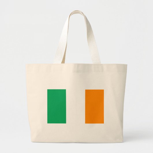 Grand Tote Bag drapeau irlandais (Devant)