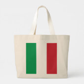 Grand Tote Bag Drapeau Italie (Dos)
