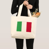GRAND TOTE BAG DRAPEAU ITALIEN (Devant (produit))