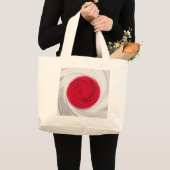 Grand Tote Bag Drapeau japonais (Devant (produit))