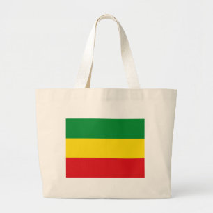 Grand Tote Bag Drapeau rastafarien Rasta Ethiopie