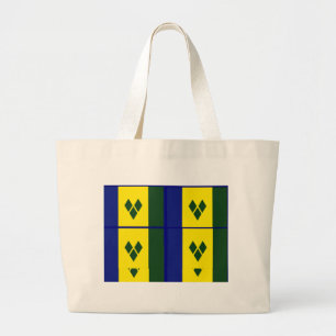 Grand Tote Bag Drapeau Saint-vincent