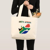 Grand Tote Bag Drapeau sud-africain (Devant (produit))