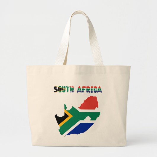 Grand Tote Bag Drapeau sud-africain (Devant)