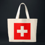 Grand Tote Bag Drapeau Suisse<br><div class="desc">Drapeau Suisse</div>