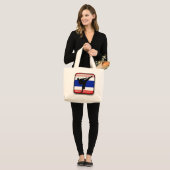 Grand Tote Bag Drapeau thaïlandais (Devant (modèle))