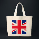 Grand Tote Bag Drapeau Union Jack du Royaume-Uni<br><div class="desc">Drapeau Union Jack du Royaume-Uni</div>
