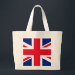 Grand Tote Bag Drapeau Union Jack du Royaume-Uni<br><div class="desc">Drapeau Union Jack du Royaume-Uni</div>