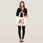 Grand Tote Bag Drôle Queen Bee (Devant (modèle))