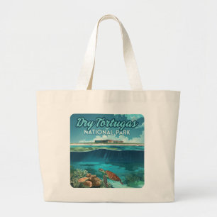 Grand Tote Bag Dry Tortugas Parc National Floride Turtle