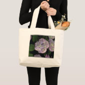 Grand Tote Bag duffle d'hortensias (Devant (produit))