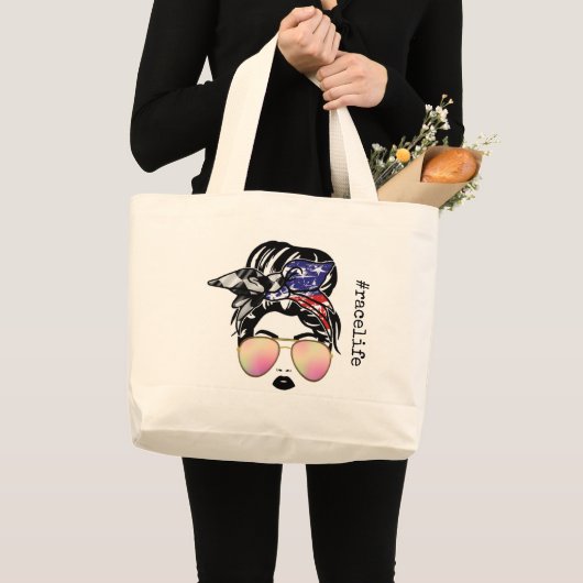 Grand Tote Bag Durée de la course (Devant (produit))