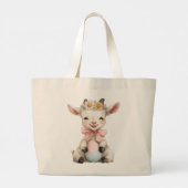 Grand Tote Bag Easter Goat With Easter Egg (Dos)
