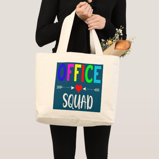 Grand Tote Bag École auxiliaire administrative de l'escadron de b (Devant (produit))