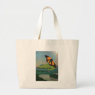 Grand Tote Bag École de abondance de chrétien d'espoir